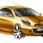 Nissan 2010 小車車型草圖曝光 Nissan 2010 小車車型草圖曝光