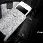 CAPDASE mKeeper Pocket – Felt for iPhone 4S