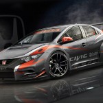Honda 公開 2014 年 Civic WTCC 設計圖 Honda 公開 2014 年 Civic WTCC 設計圖
