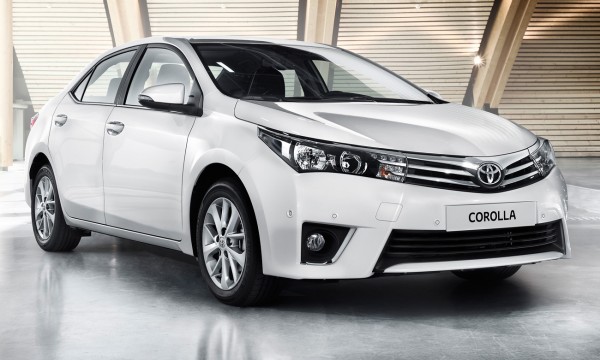 Next year's European-style Corolla sedan. Overseas model shown.