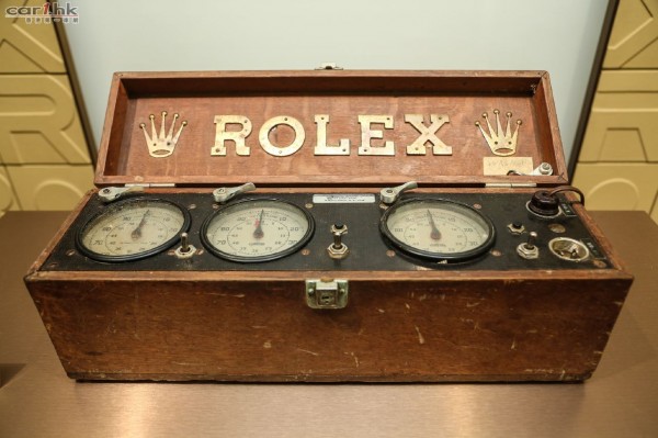 The speedometer used at Daytona International Speedway in 1955