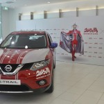 日產X-TRAIL「超人之母」代言車進駐日產陳列室! 日產X-TRAIL「超人之母」代言車進駐日產陳列室!