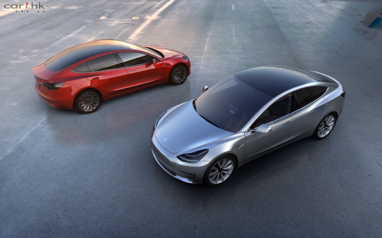 Tesla Model 3 正式推出　免稅情況下 30 萬港幣有交易