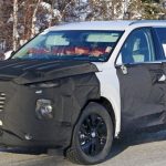 Hyundai 8 座 SUV 測試車曝光 Hyundai 8 座 SUV 測試車曝光