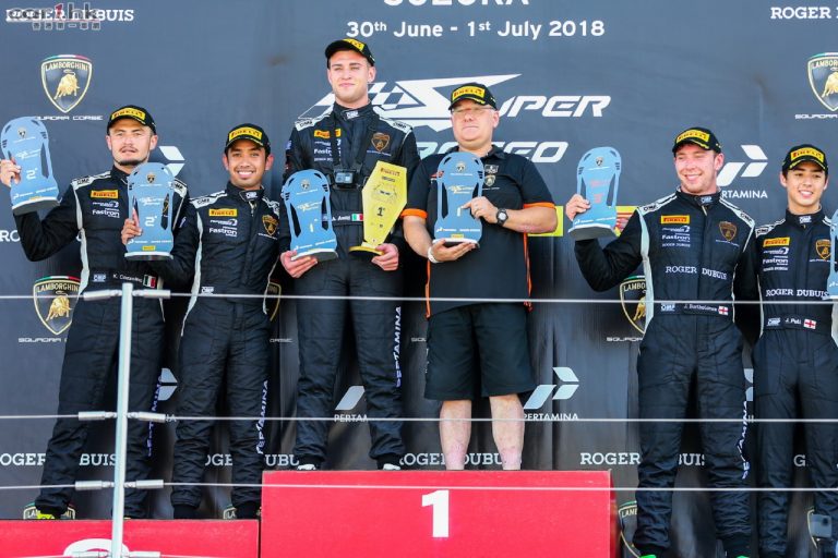 FFF Racing Team 車手勇摘林寶堅尼 Super Trofeo 亞洲鈴鹿站第二回桂冠