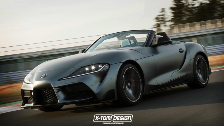 Toyota Supra Convertible 構想圖
