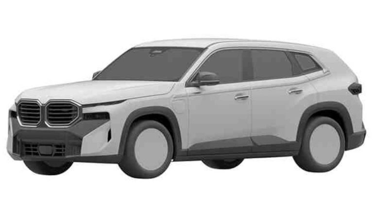 大鼻失蹤！BMW XM 專利圖曝光