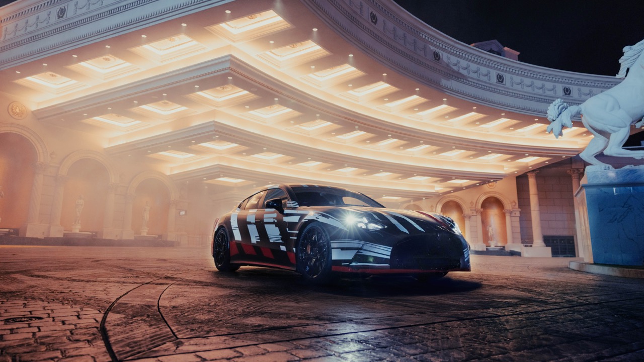 Brad Pitt 出席 Mercedes-AMG GT 4-Door Coupe 拉斯維加斯首演