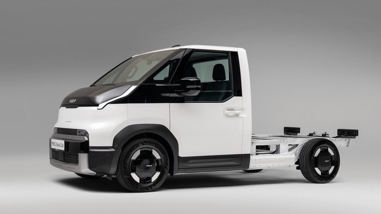 Kia PV5 Chassis Cab 細細架都可以係萬用電動貨車平台
