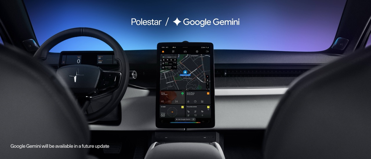 Polestar 全面升級!全車系導入 Google Gemini AI