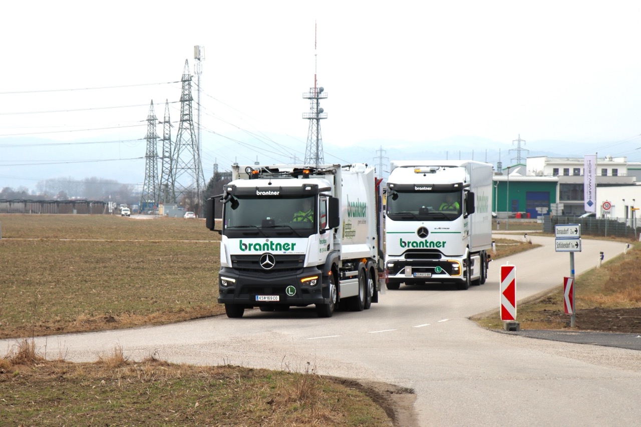 Mercedes-Benz eActros 純電重卡軍團進駐奧地利