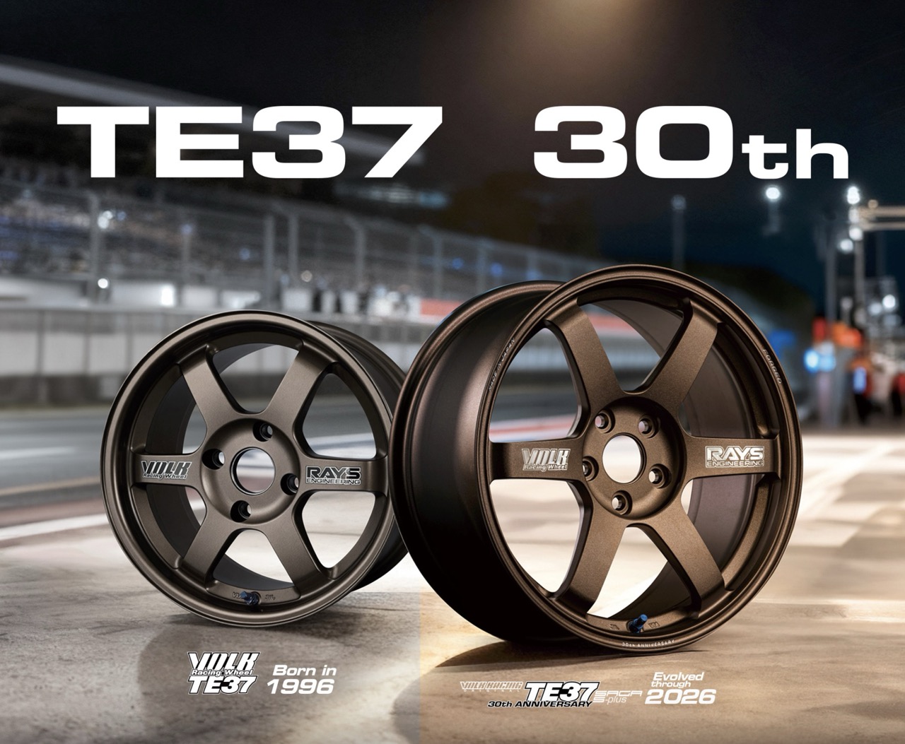 神級鍛造傳說三十載:RAYS VOLK RACING TE37 30週年紀念版壓軸登場