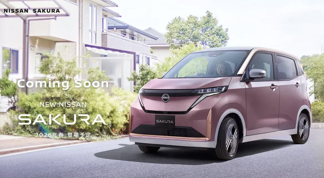Nissan 最強輕型電動車 Sakura 變臉!小改款外觀首度曝光
