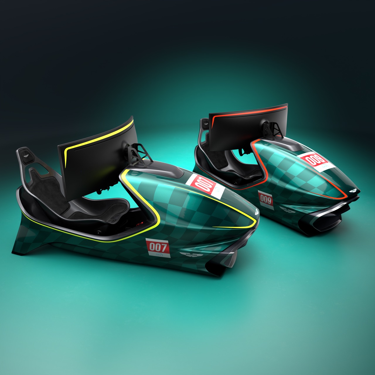 ASTON MARTIN 攜手 CURV 推出 AMR-C01-R 勒芒戰車限量版模擬器