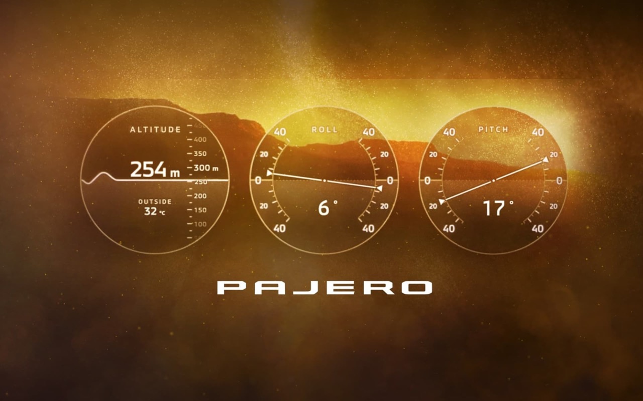 三菱全新 Pajero 震撼搭載數碼三連錶
