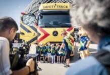 重卡怪獸秒變兒童安全教室!Mercedes-Benz攜手德政發起零傷亡行動