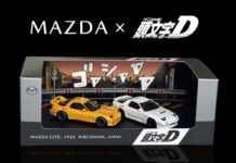 萬事得聯手頭文字D推極罕高橋兄弟FC與FD模型車